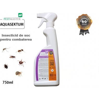 Insecticid de soc pentru combaterea insectelor taratoare si zburatoare - Aquasektum 750 ml