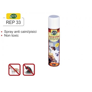 Spray anti caini, pisici pentru uz interior REP 33